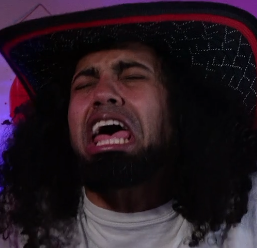 Frozair after taking a pickle shot
